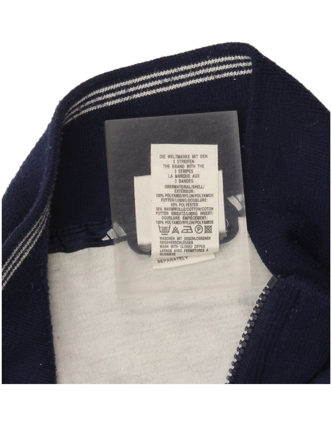 Adidas Dame Oversized Windbreaker Jacket UK 14 Medium Navy Blue Polyamid