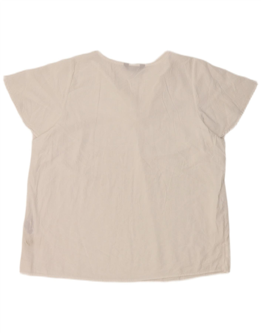 Marks & Spencer Damebluse Top UK 20 2XL Hvid Viscose
