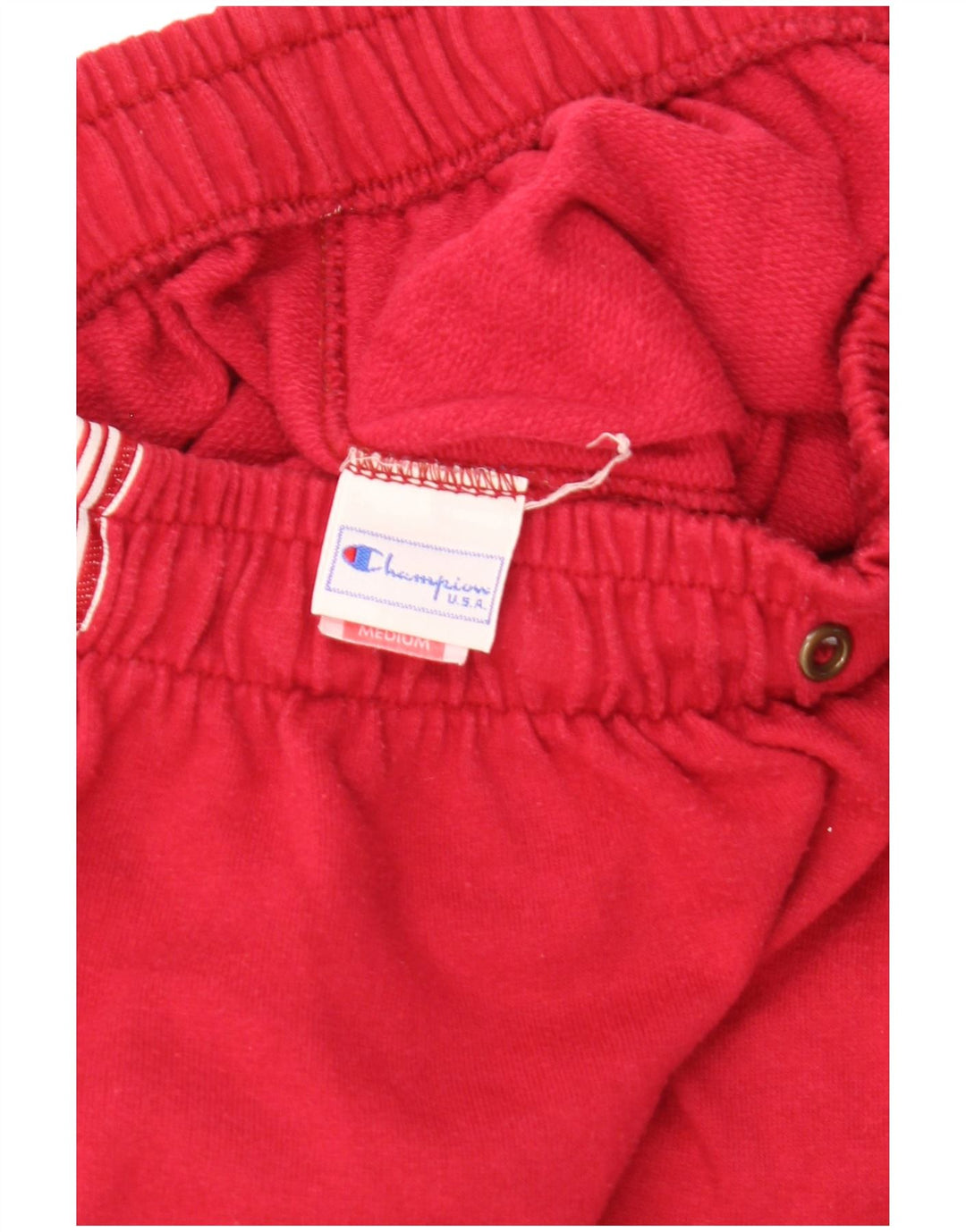 Champion Dame grafisk træningsdragt Bukser UK 12 Medium Red Colourblock