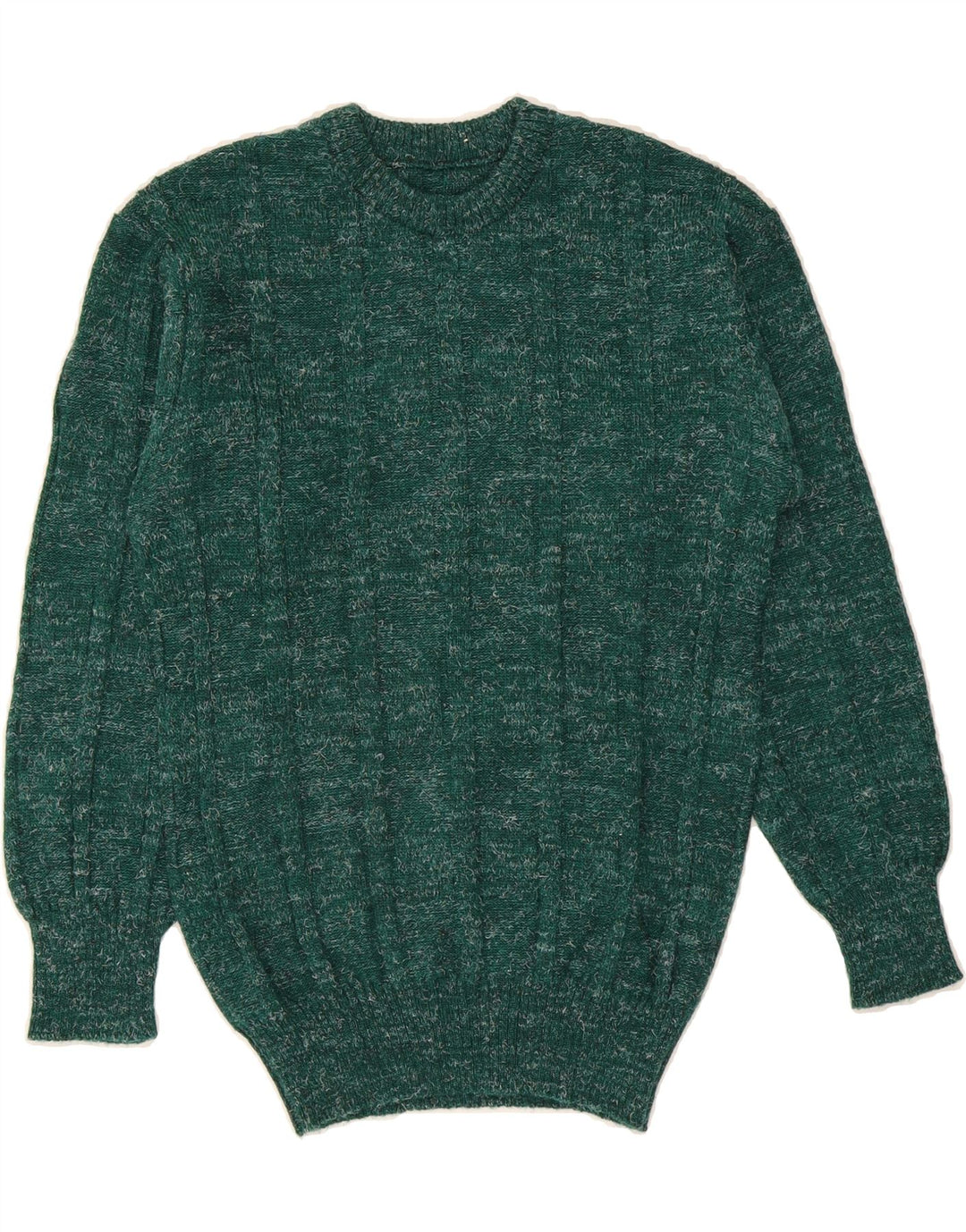 VINTAGE Womens Crew Neck Jumper Sweater IT 50 XL Green Vintage Vintage and Second-Hand Vintage from Messina Hembry 