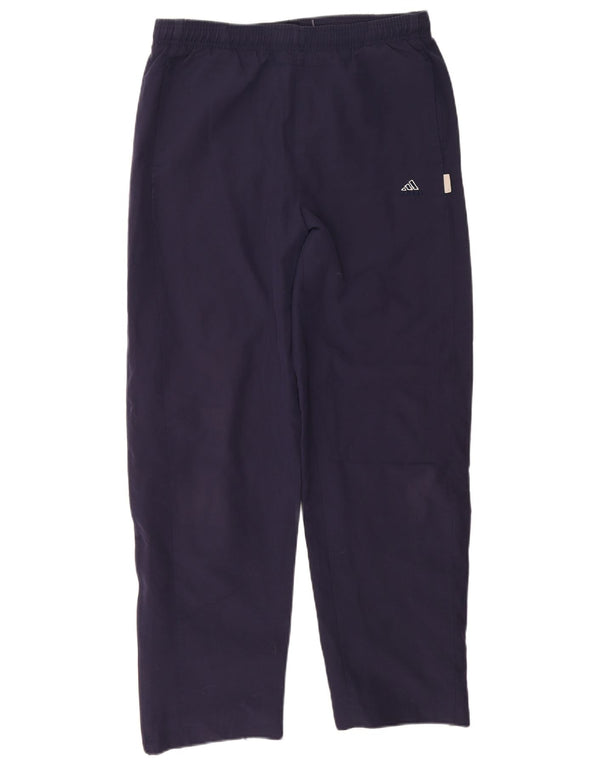 Adidas Træningsdragtsbukser til kvinder UK 12 Medium Navy Blue Polyester