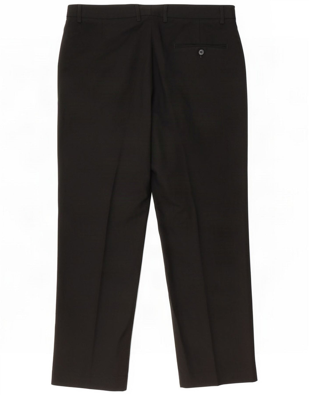 Marks & Spencer Herre Regular Fit Suit Bukser W36 L31 Sort polyester