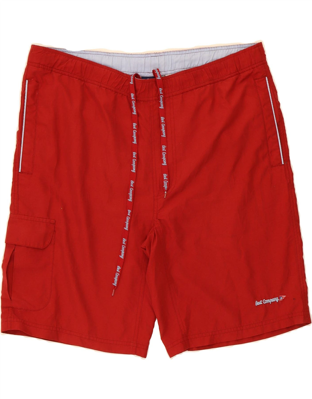 BEST COMPANY Mens Swimming Shorts Medium Red Polyester Vintage Best Company and Second-Hand Best Company from Messina Hembry 