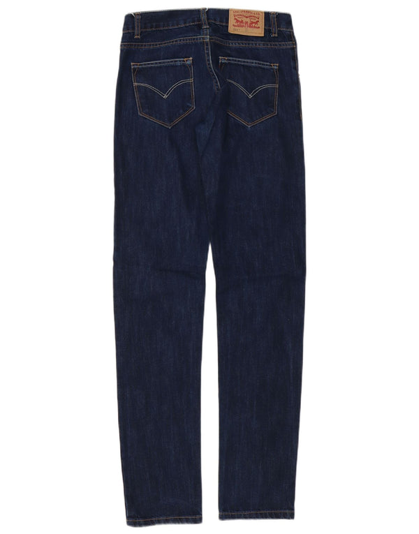 Levi's Boys 511 Slim Jeans 11-12 år W26 L31 Marineblå Bomuld