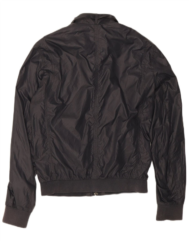 Moschino Bomberjakke til mænd UK 38 Medium Sort Polyamid
