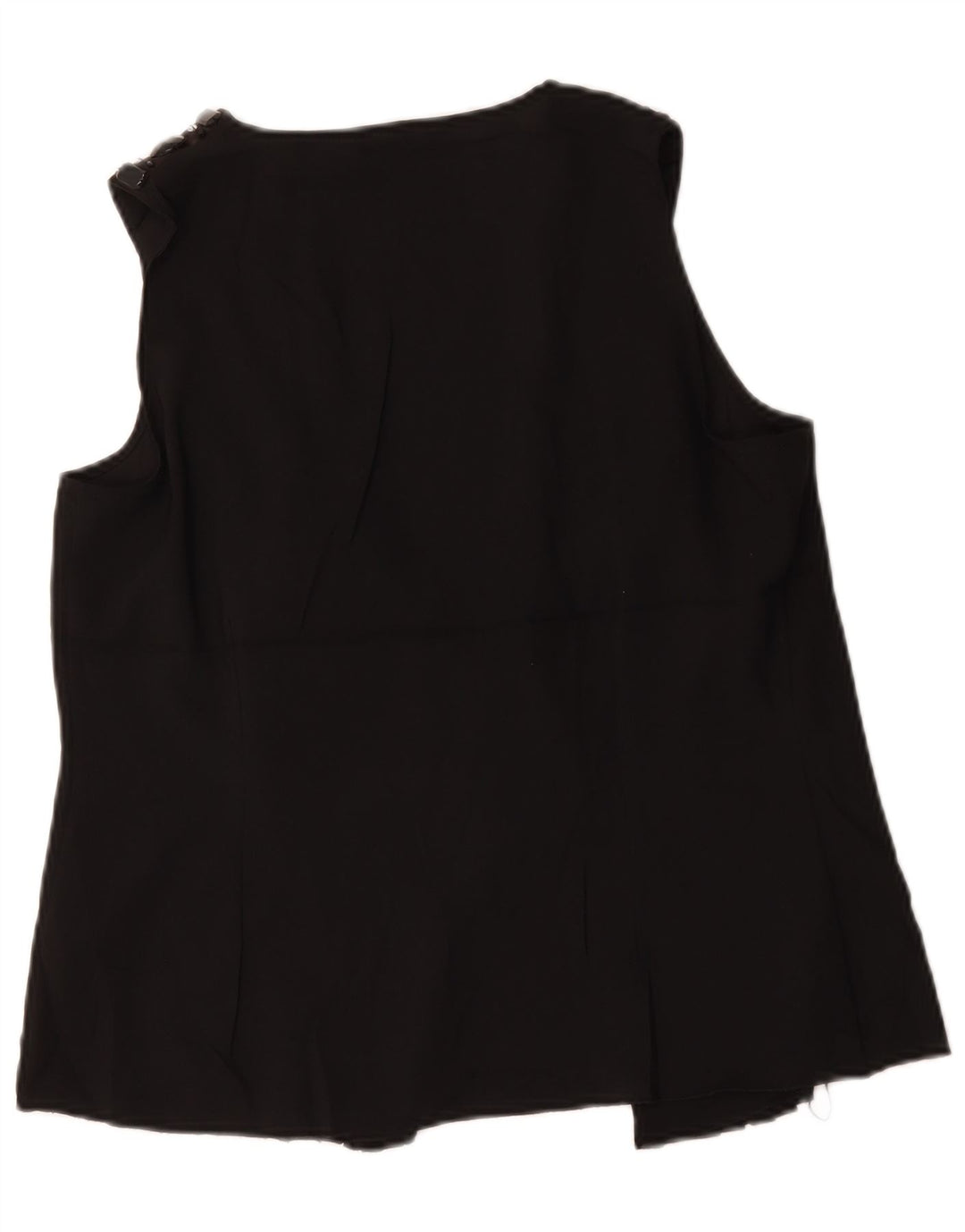 Marks & Spencer Womens Autograph Ærmeløs bluse Top UK 12 Medium Black