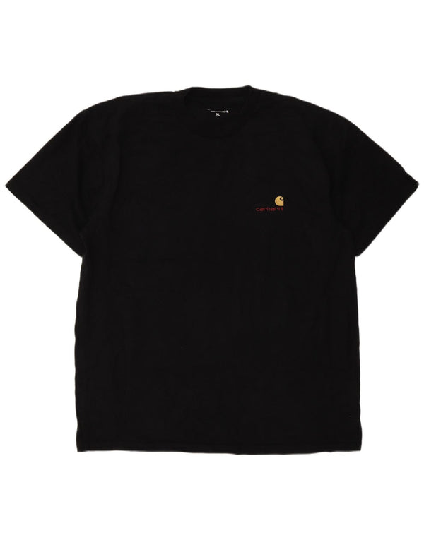 Carhartt Herre T-Shirt Top XL Sort Bomuld