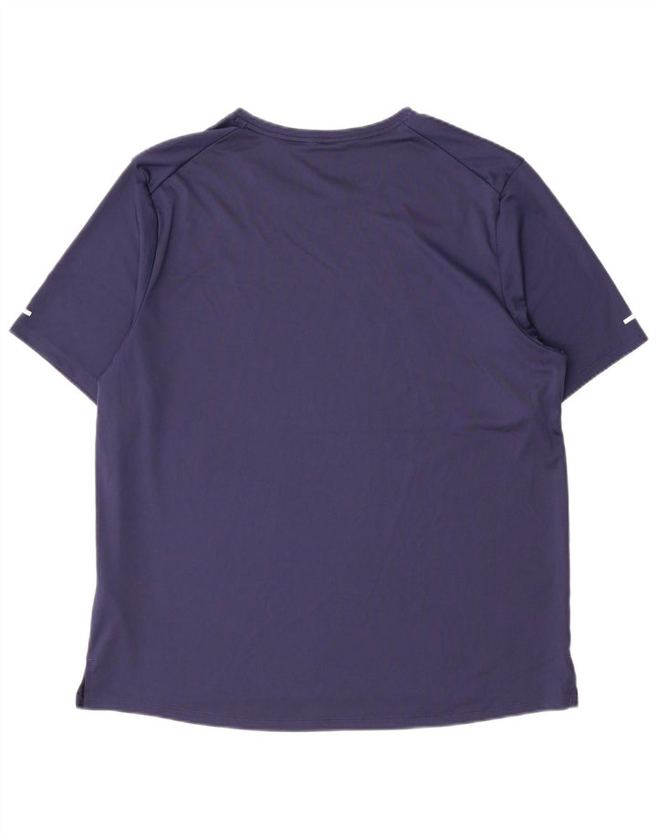 Nike grafisk T-shirt top til mænd, stor marineblå polyester