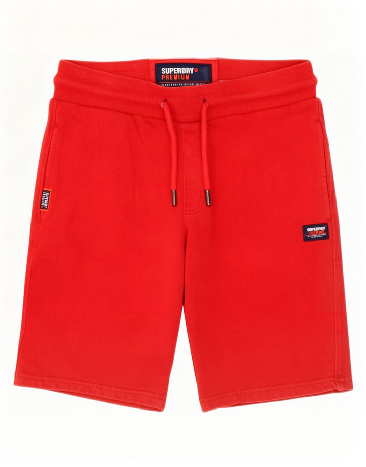 Superdry Sportsshorts til mænd Medium rød bomuld