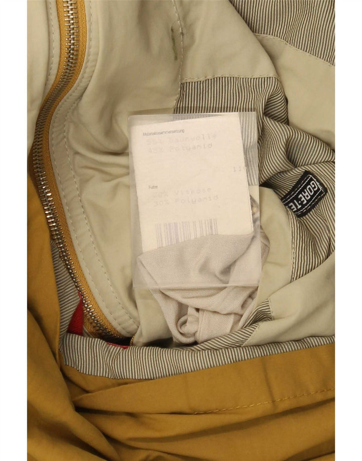 Daniel Hechter Mens Gore-Tex Utility Jacket IT 50 Large Yellow Wool