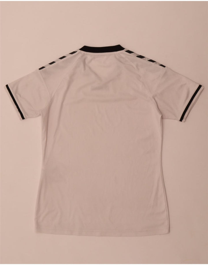 Hummel Herre Grafisk T-Shirt Top Medium Hvid Polyester
