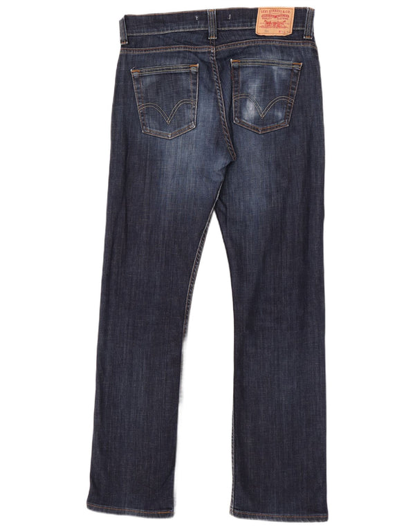 Levi's Womens 506 Straight Jeans med standard pasform W34 L34 Blå