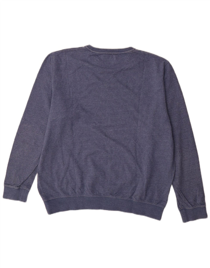 Hackett Herre Sweatshirt Jumper XL Blå Bomuld