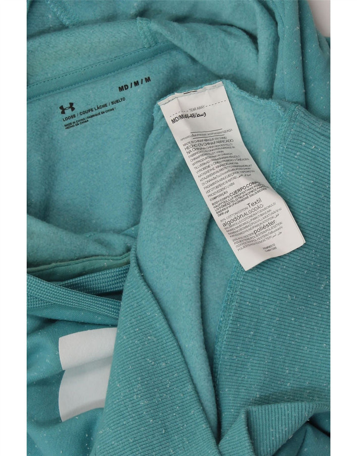UNDER ARMOUR Oversized hættetrøje til kvinder UK 14 Medium Blue Flecked