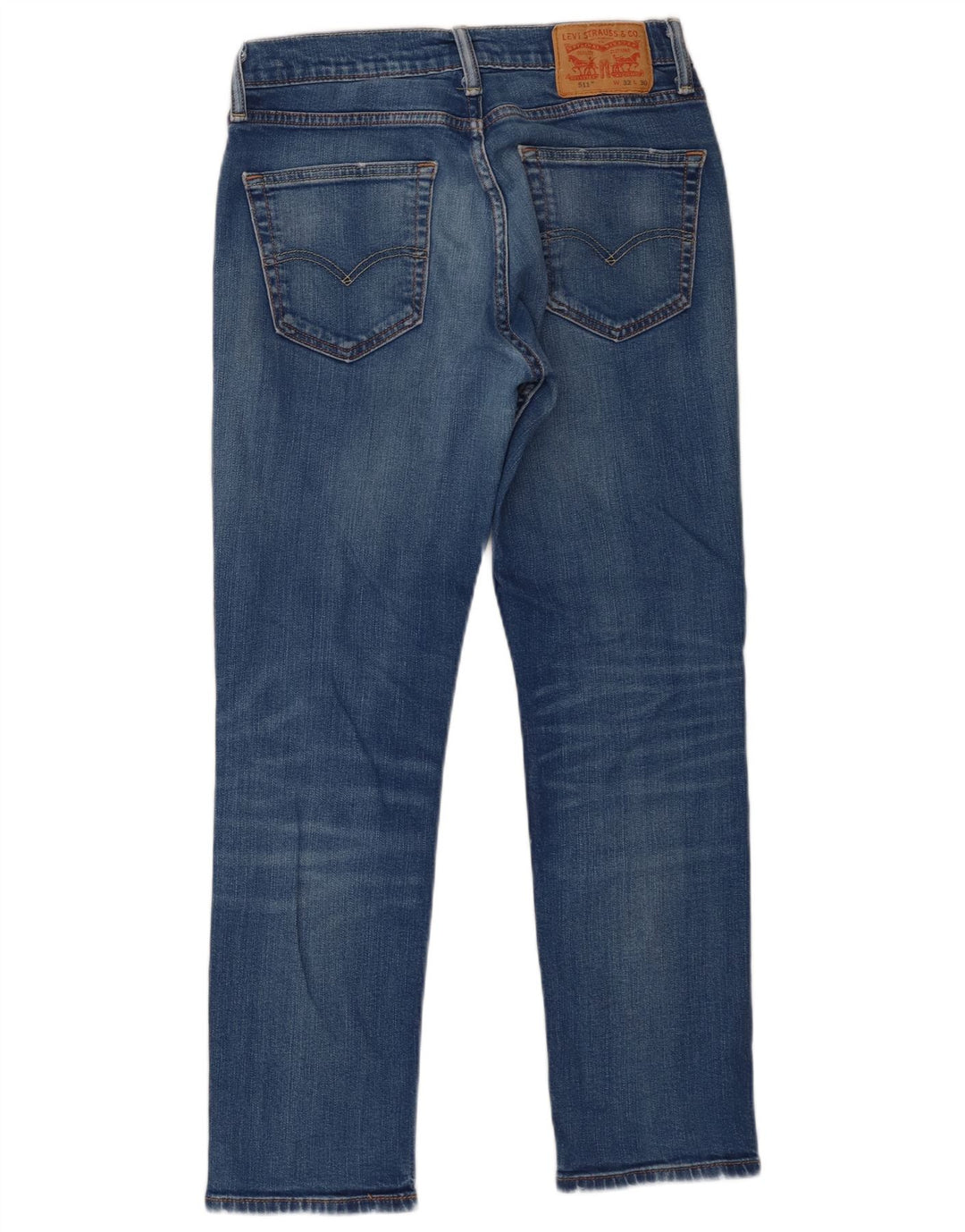 Levi's Herre 511 Slim Jeans W32 L30 Blå Bomuld