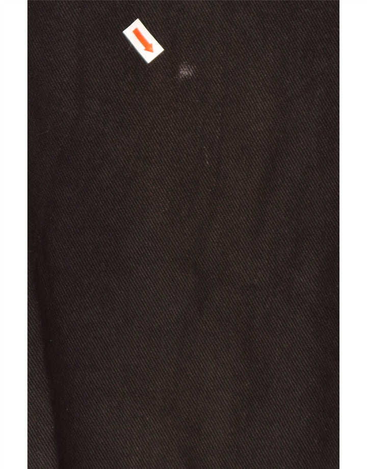 CALVIN KLEIN Kvinder tilspidsede jeans W36 L34 Sort bomuld