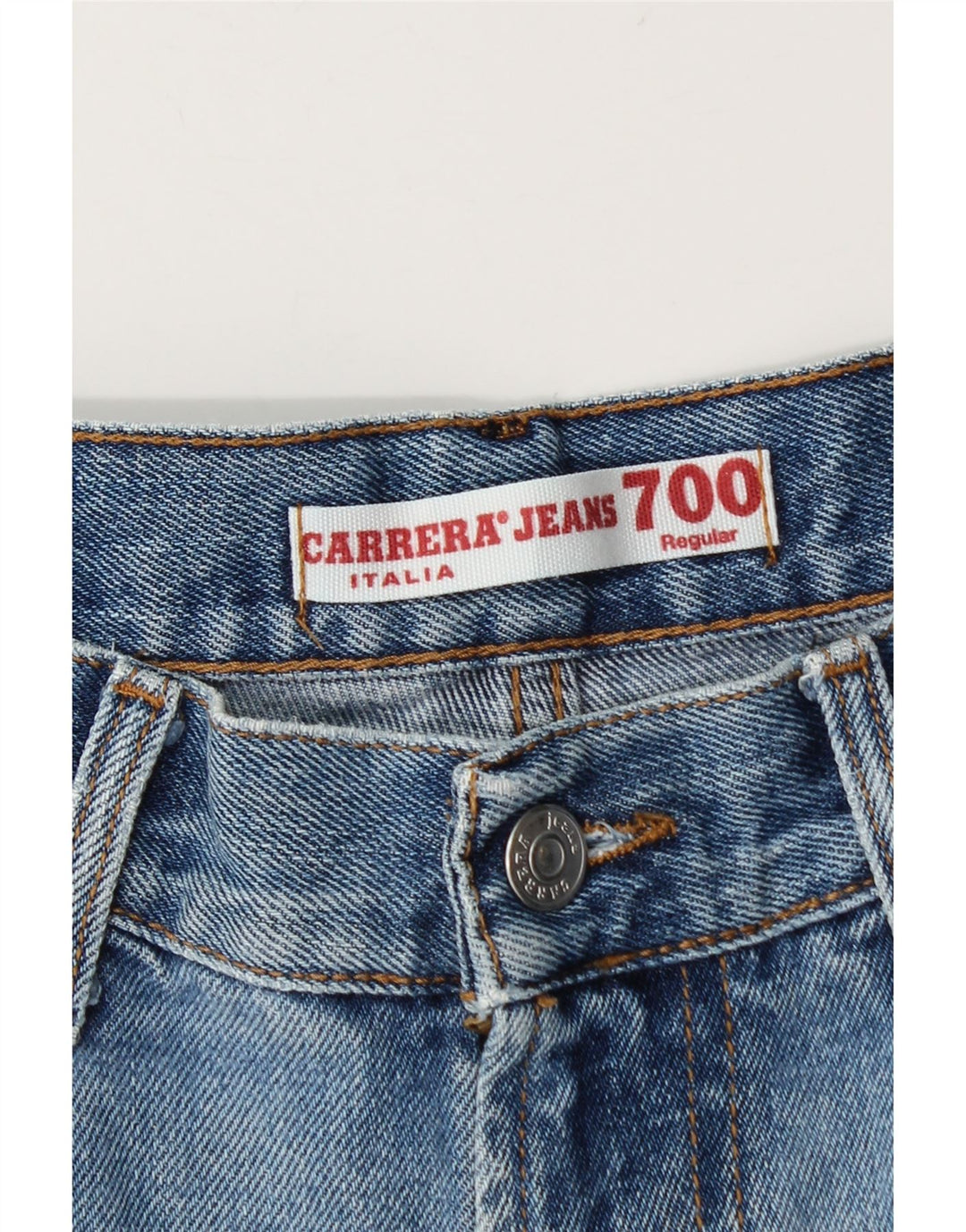 Carrera Mens 700 Regular Straight Jeans W32 L31 Blå