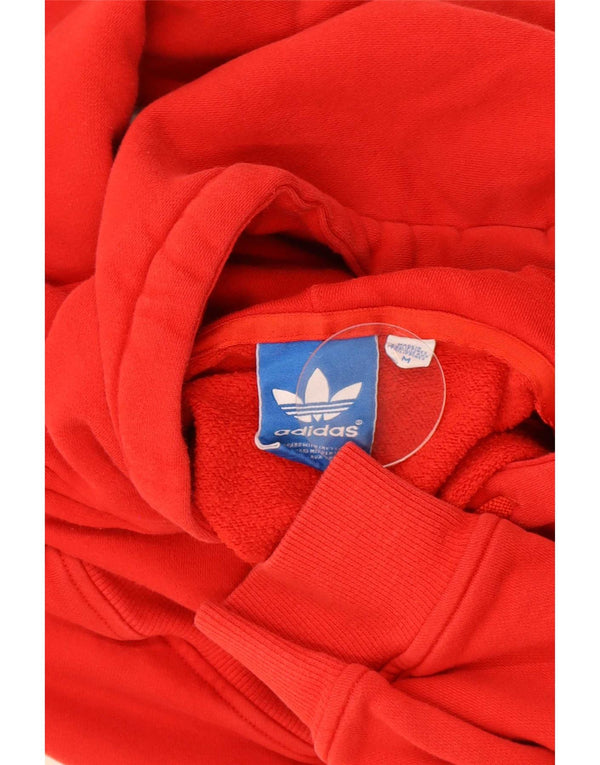 Adidas Grafisk hættetrøje til mænd Medium rød bomuld
