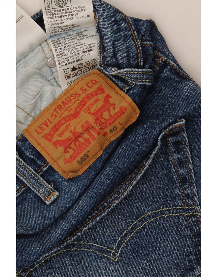 LEVI'S Mens 569 Denim Shorts W40 XL  Blue Cotton