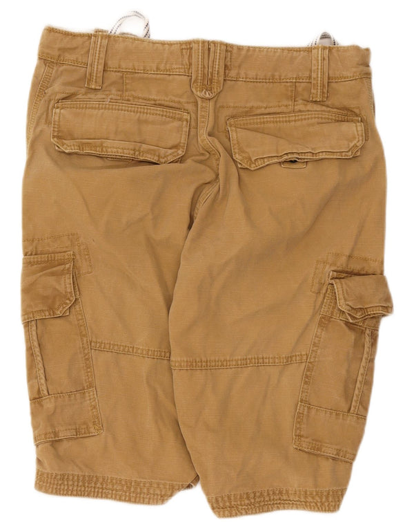 Fat Face Herre Regular Cargo Shorts W32 Medium Beige Bomuld