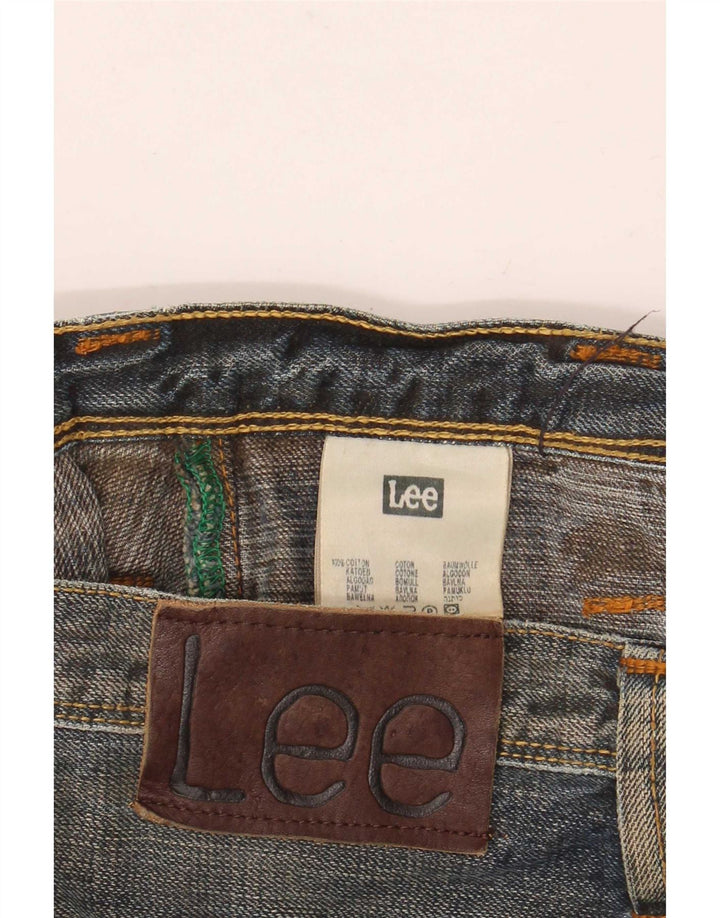 Lee Straight Jeans til mænd W34 L34 blå bomuld