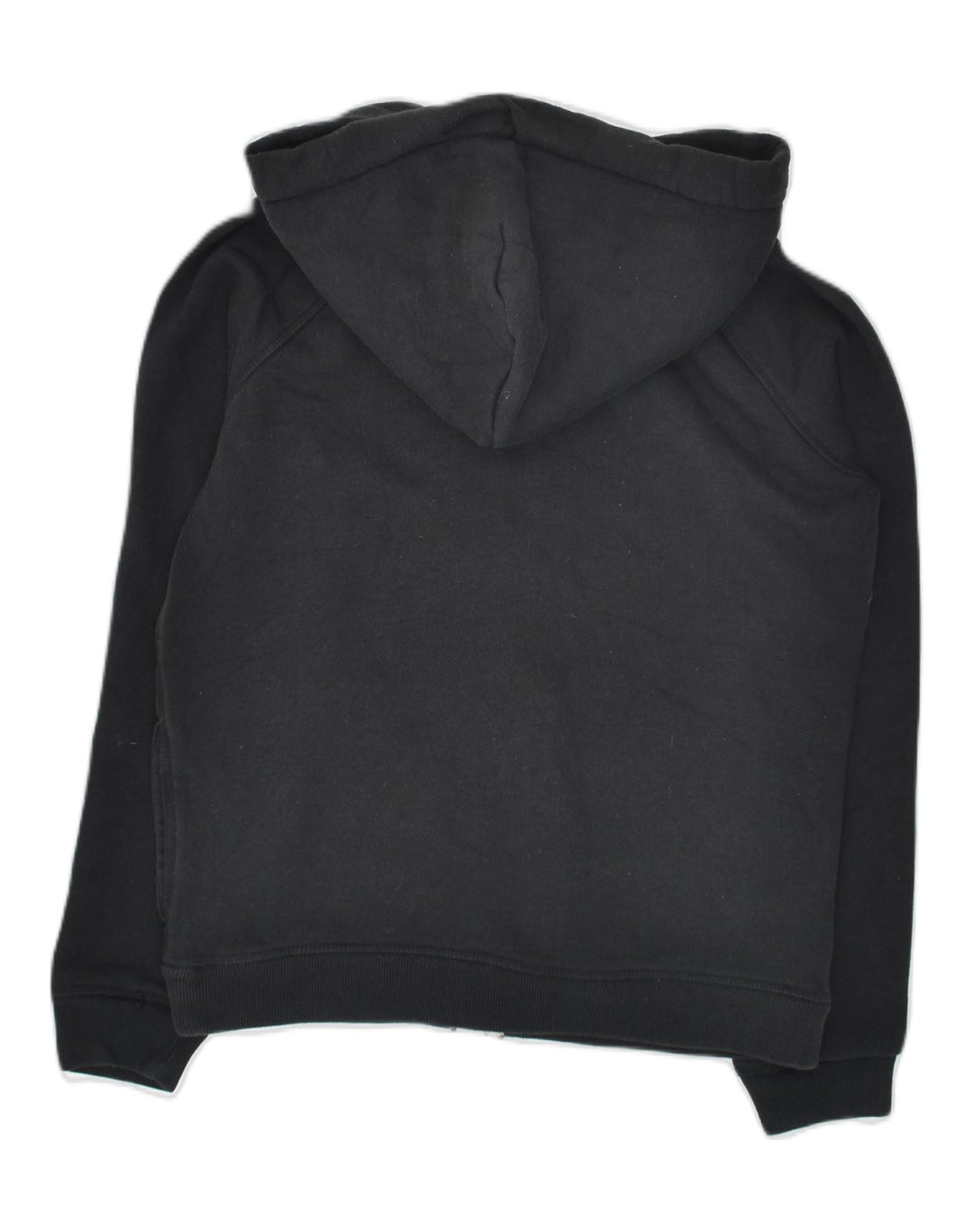 JACK WILLS Womens Zip Hoodie Sweater UK 8 Small  Black Polyester | Vintage Jack Wills | Thrift | Second-Hand Jack Wills | Used Clothing | Messina Hembry 