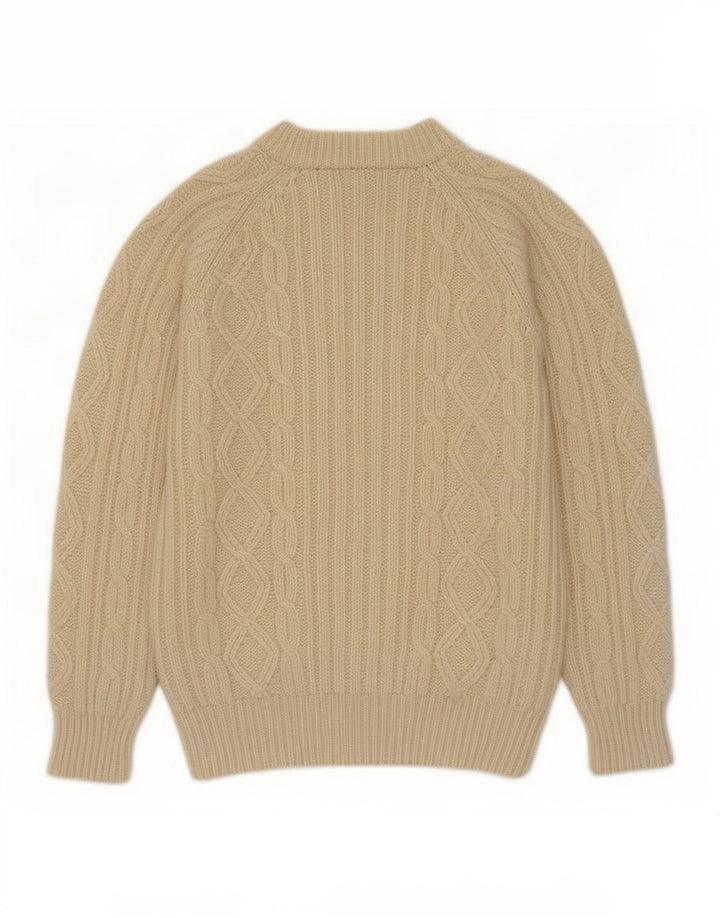 Edward Spires Herre Turtle Neck Jumper Sweater Medium Off White Uld