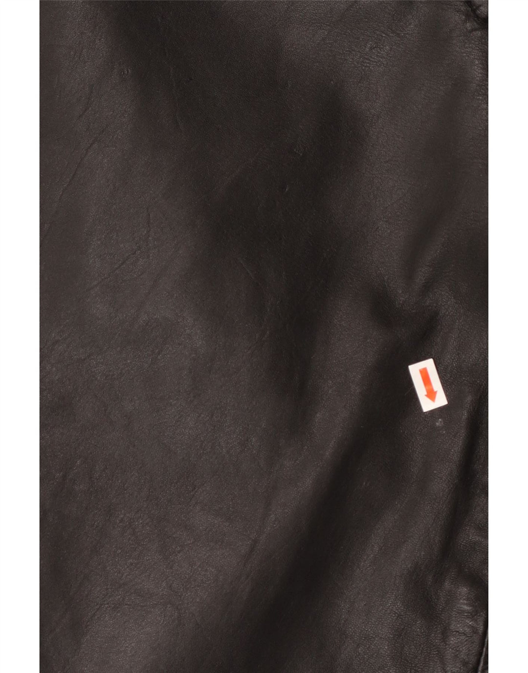 VINTAGE Dame Bootcut læderbukser UK 12 Medium W30 L32 Sort