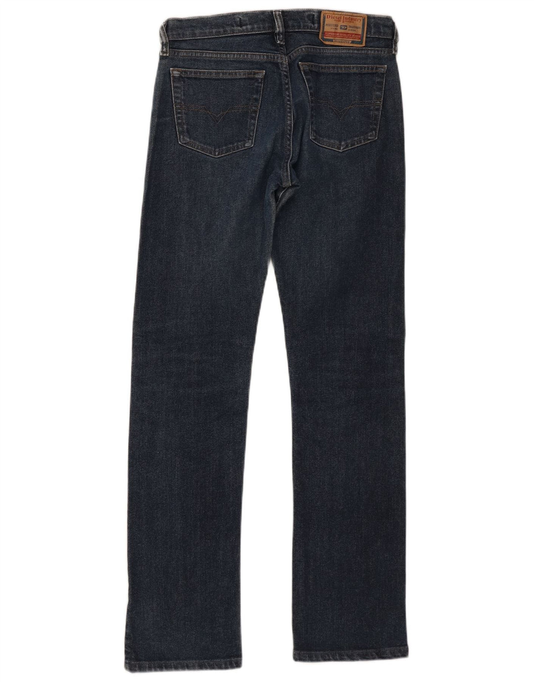 DIESEL Lige jeans til kvinder W27 L30 Marineblå bomuld