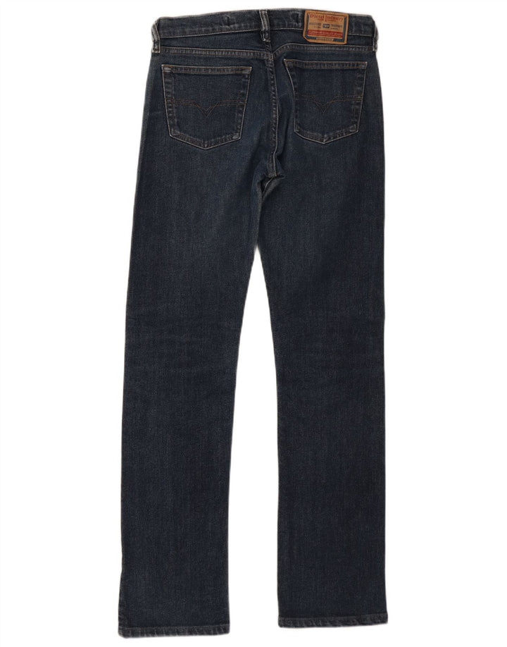 DIESEL Lige jeans til kvinder W27 L30 Marineblå bomuld