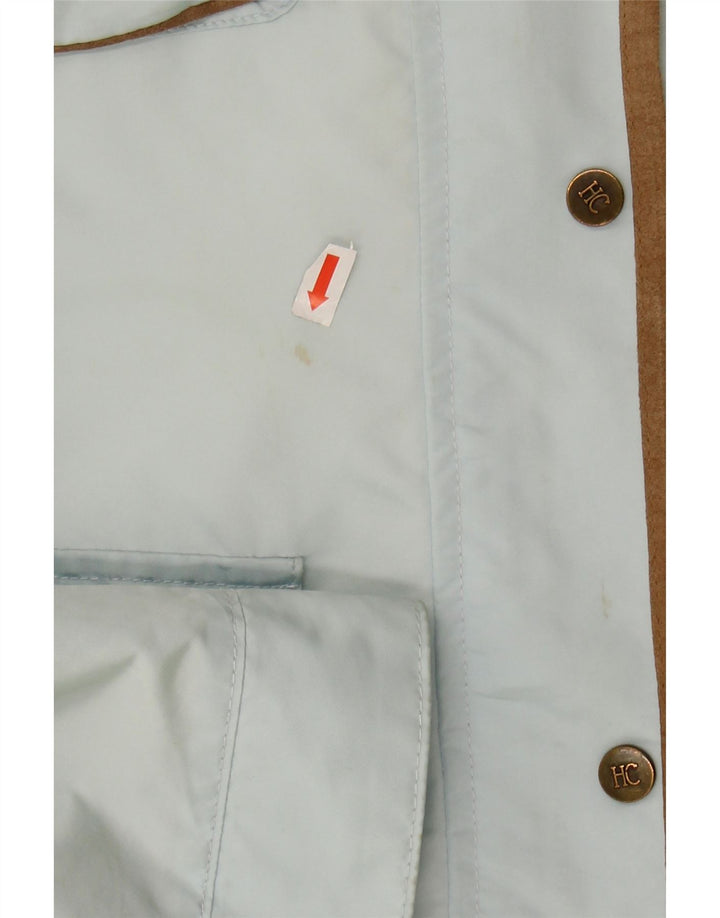HENRY COTTONS Womens Utility Jacket IT 46 Large Blue Polyamide Vintage Henry Cottons and Second-Hand Henry Cottons from Messina Hembry 