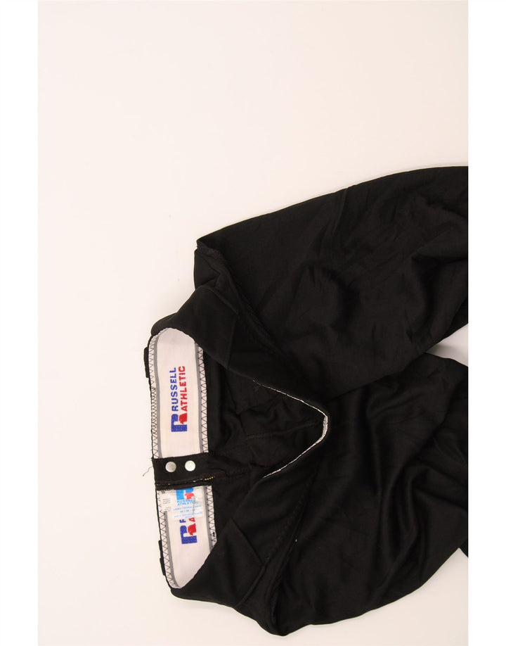 RUSSELL ATHLETIC Womens Capri Trousers UK 14 Medium W31 L18 Black Vintage Russell Athletic and Second-Hand Russell Athletic from Messina Hembry 