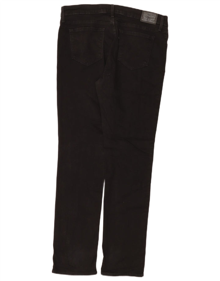 Levi's Womens 312 Shaping Slim Jeans W32 L32 Sort bomuld