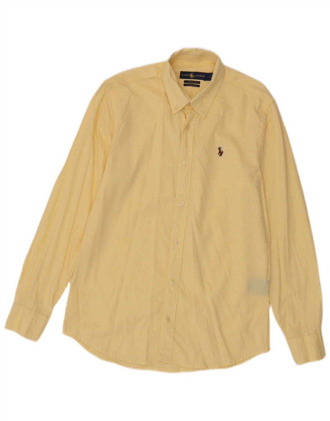 Ralph Lauren Herre Classic Fit skjorte Medium Gul Bomuld