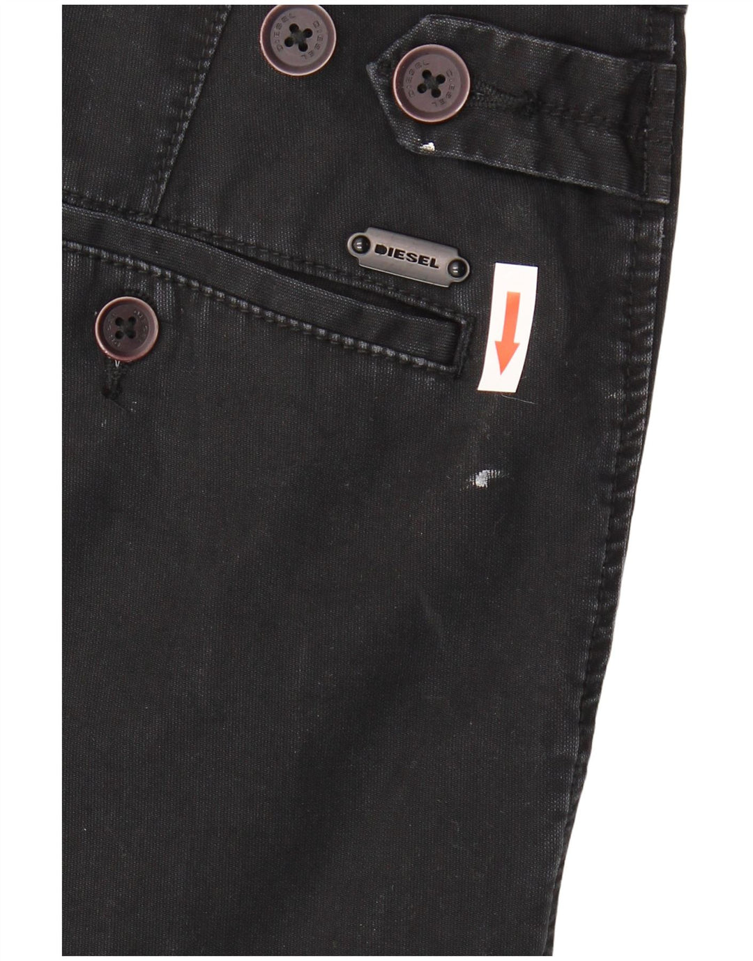 Diesel Herre Slim Suit Bukser W30 L31 Sort Bomuld
