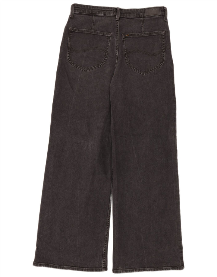 Lee Kvinder Højtaljede Flared Jeans W30 L28 Sort Bomuld