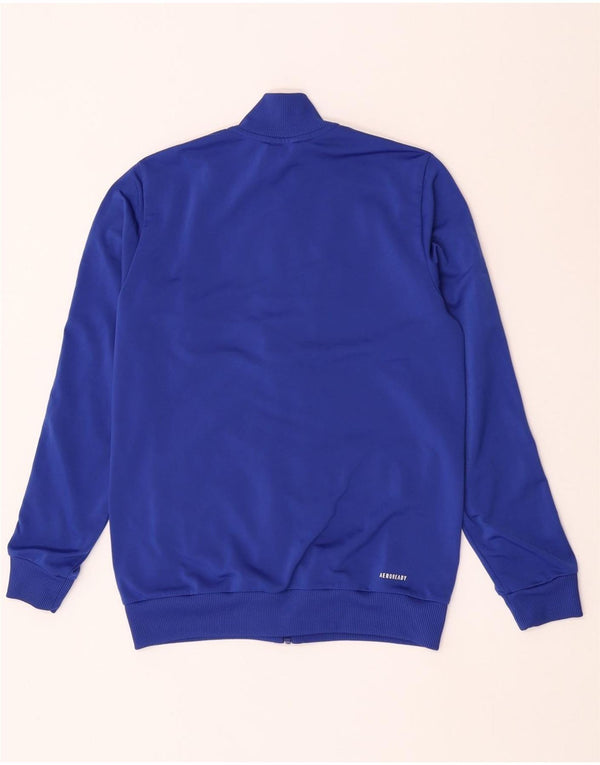 Adidas Boys Aeroready Tracksuit Topjakke 13-14 år Blå Colourblock