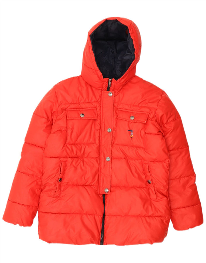 Trussardi Junior Piger Polstret Hættejakke 15-16 År Rød Polyester