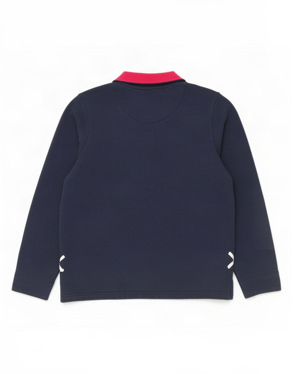 Besætningstøj Dame Sweatshirt med lynlås-hals DK 14 Stor marineblå