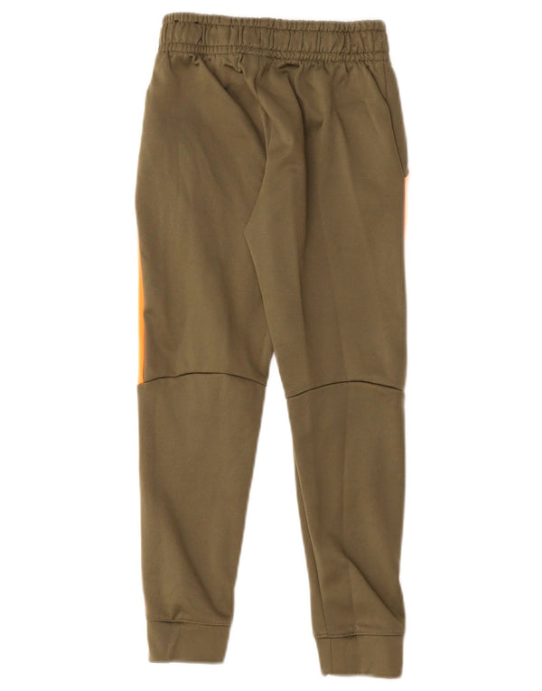 Nike Boys Dri Fit træningsdragt Bukser Joggers 6-7 år XS Khaki Colourblock