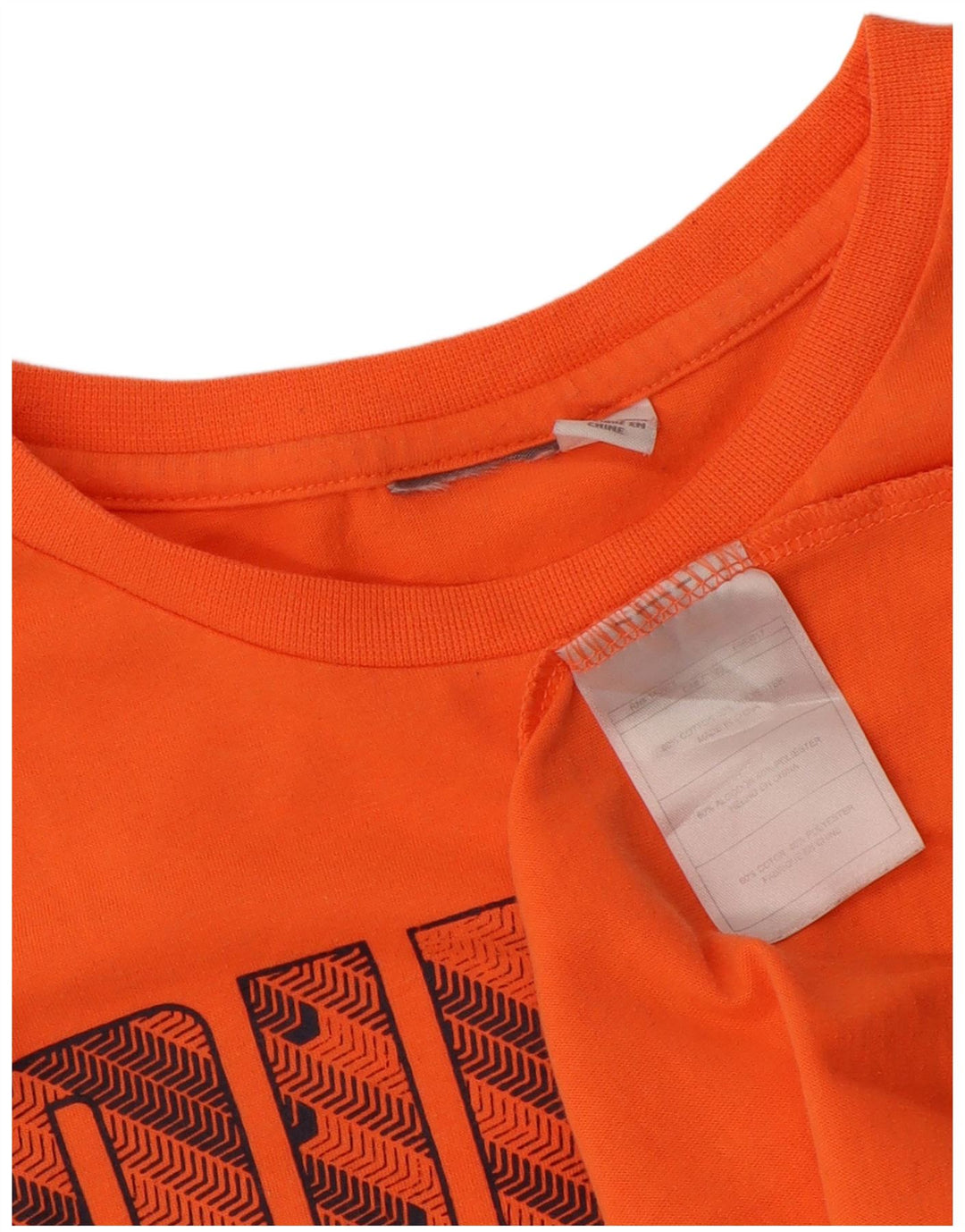 PUMA drenge grafisk t-shirt top 13-14 år orange bomuld