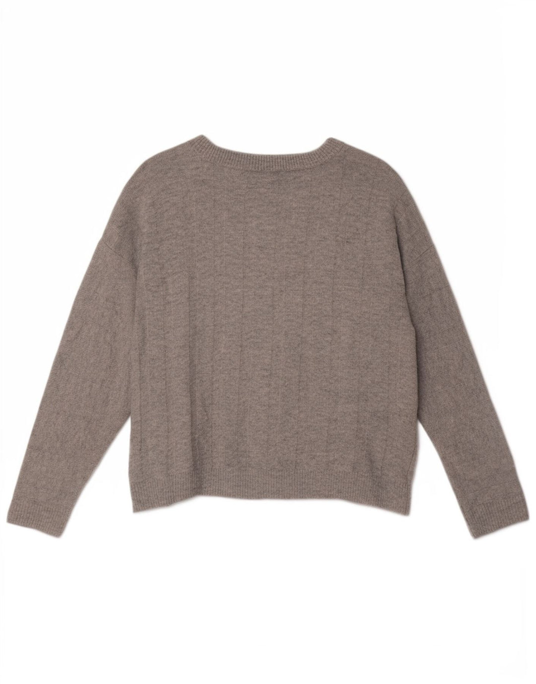 Marks & Spencer Dame Oversized Boat Neck Jumper Sweater UK 10 Small Grey