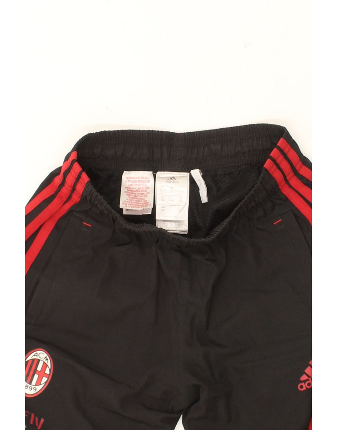 ADIDAS Boys Fly Emirates Tracksuit Trousers 9-10 Years Black Polyester Vintage Adidas and Second-Hand Adidas from Messina Hembry 
