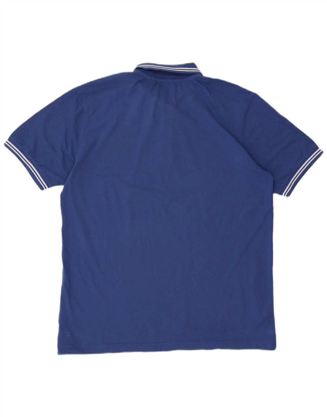 Kappa herre poloshirt 2XL blå stribet bomuld