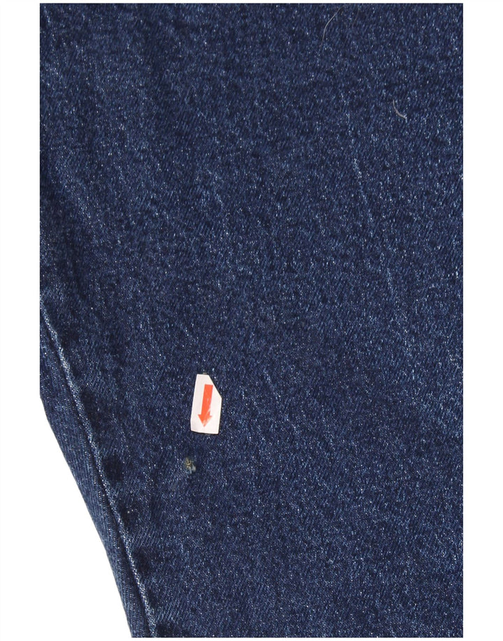 Wrangler Straight Jeans til mænd W44 L32 Marineblå Bomuld