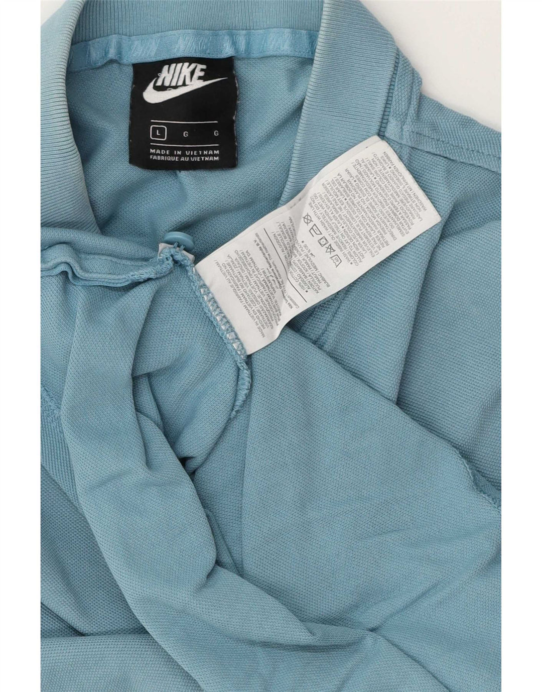 Nike Poloskjorte til mænd, stor blå bomuld