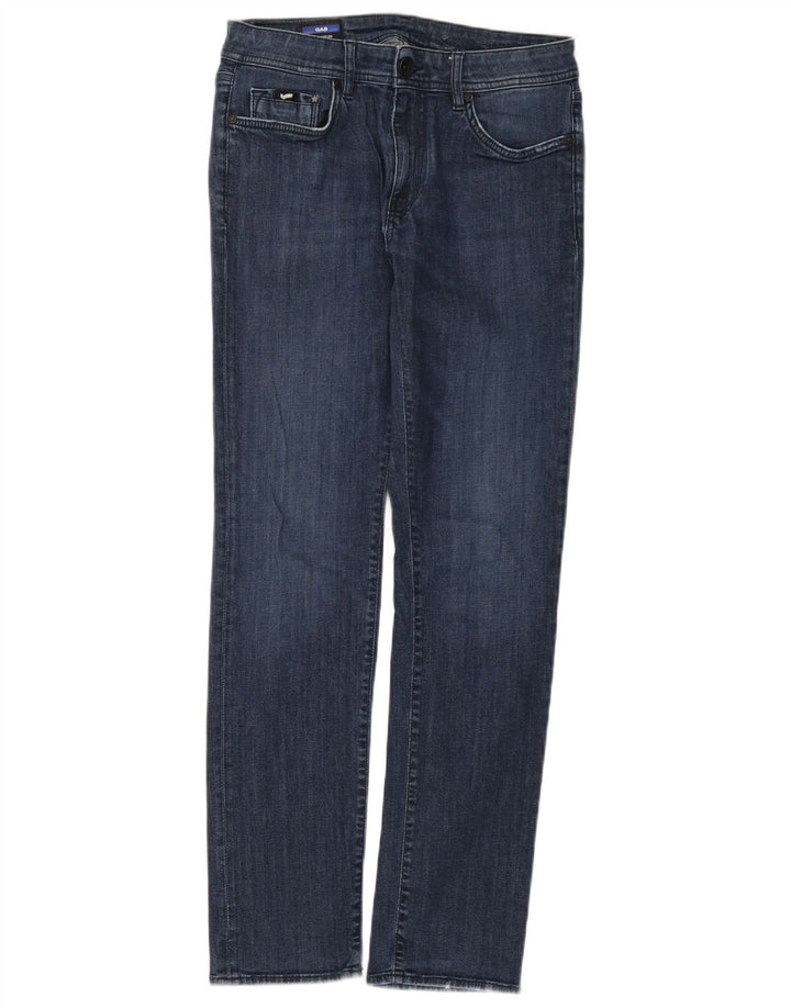 Gas Dame Slim Jeans W31 L32 Blå Bomuld