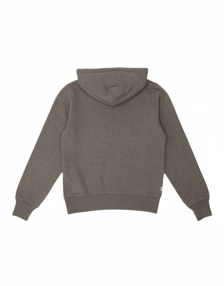 FRANKLIN & MARSHALL Mens Graphic Hoodie Jumper Small Grey Cotton