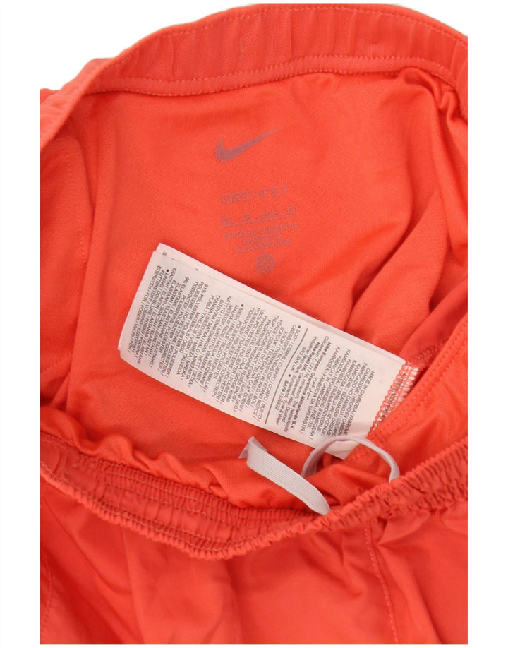 Nike Dame Dri Fit Sportsshorts UK 4 XS Rød Polyester