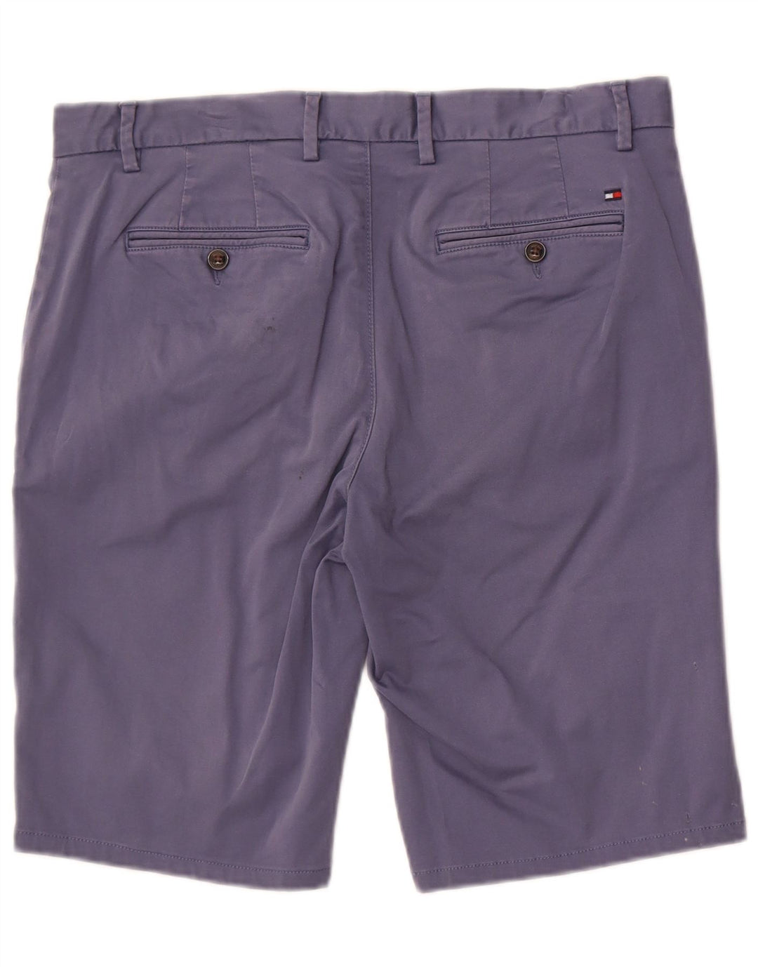 Tommy Hilfiger Herre Chino Shorts W34 Stor Blå Bomuld